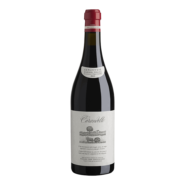 Podere San Cristoforo Carandelle Sangiovese, Maremma Toscana DOC